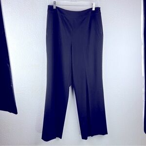 TALBOTS Black Dress Pants, Straight Leg. Side zip, Stretch. Size 10